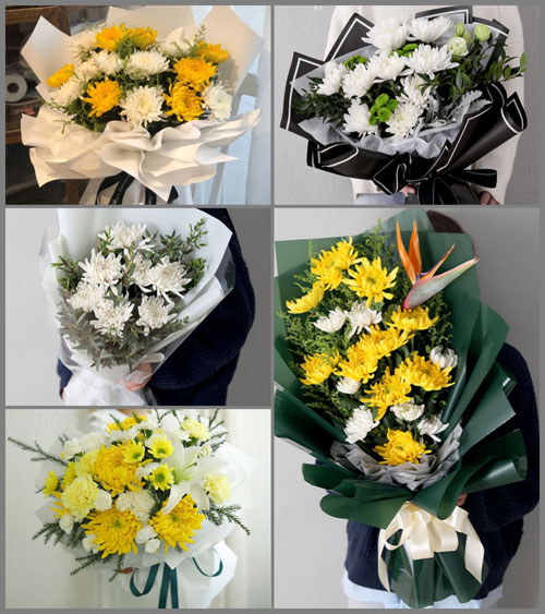 山西忻州五台县茹村乡南茹村白事花束代送